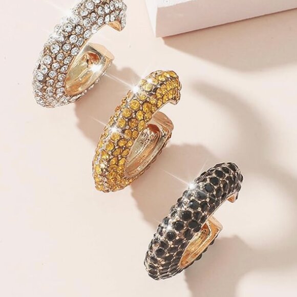 NEW! SET OF 3 : Non-Piercing Ear Cuffs Earrings - Picture 7 of 7